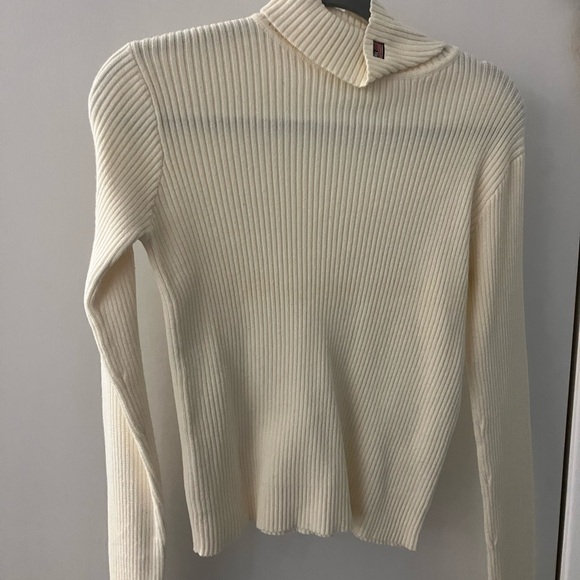 Ralph Lauren Designer pullover ribbed scoop neck embroidered sweater size medium - Picture 2 of 11